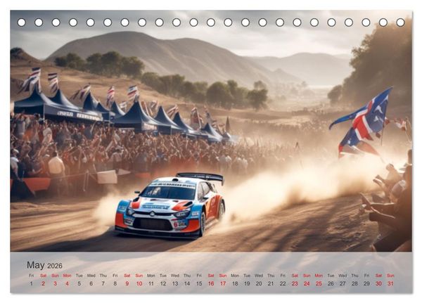 Produktbild: The ultimate sporty driving experience (Desk Calendar 2026 DIN A5 landscape), CALVENDO 12 Month DeskCalendar