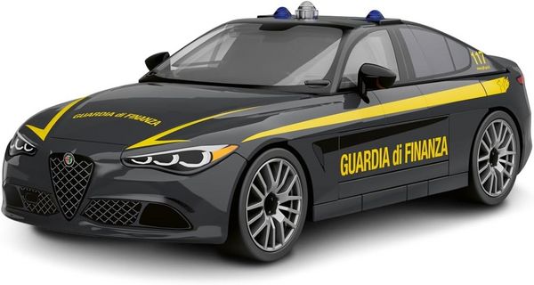 Produktbild: COBI 24657 - Alva Romeo Giulia Quadrifoglio Guardia di Finanza, Bausatz 1:35, 97 Klemmbausteine