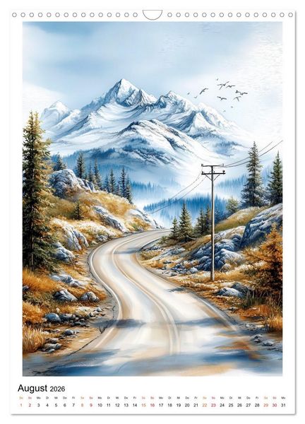 Produktbild: Alaska - Landschaften, Tiere, Freiheit (Wandkalender 2026 DIN A3 hoch), CALVENDO Monatskalender
