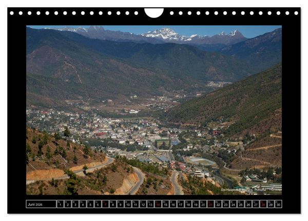 Produktbild: Bhutan Druk Yul 2026 (Wandkalender 2026 DIN A4 quer), CALVENDO Monatskalender