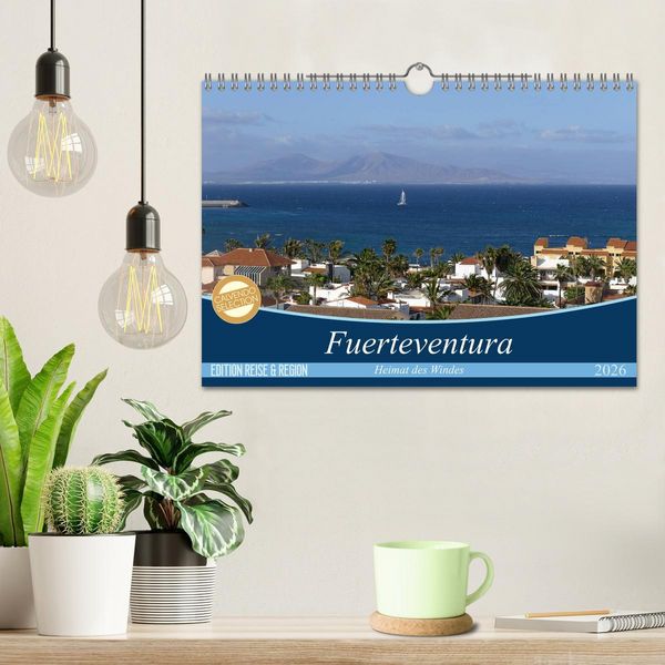 Produktbild: Fuerteventura - Heimat des Windes (Wandkalender 2026 DIN A4 quer), CALVENDO Monatskalender