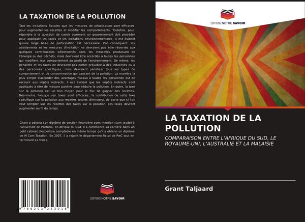 Produktbild: La Taxation De La Pollution