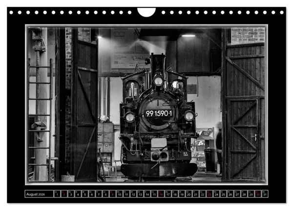 Produktbild: Unter Dampf - Mit der Pre&szlig;nitztalbahn durchs Erzgebirge (Wandkalender 2026 DIN A4 quer), CALVENDO Monatskalender