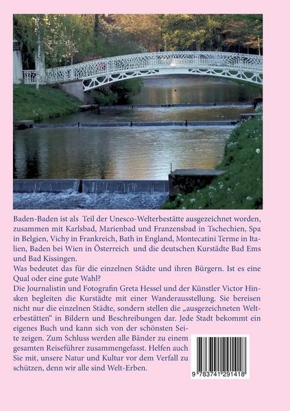 Produktbild: Die Europ&auml;ischen Weltkulturerbest&auml;tten der Unesco. Teil 1: Stadtf&uuml;hrer Baden-Baden mit Gastro Tipps
