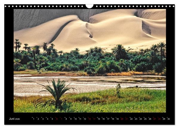 Produktbild: Durch die SAHARA - Libyens W&uuml;sten (Wandkalender 2026 DIN A3 quer), CALVENDO Monatskalender