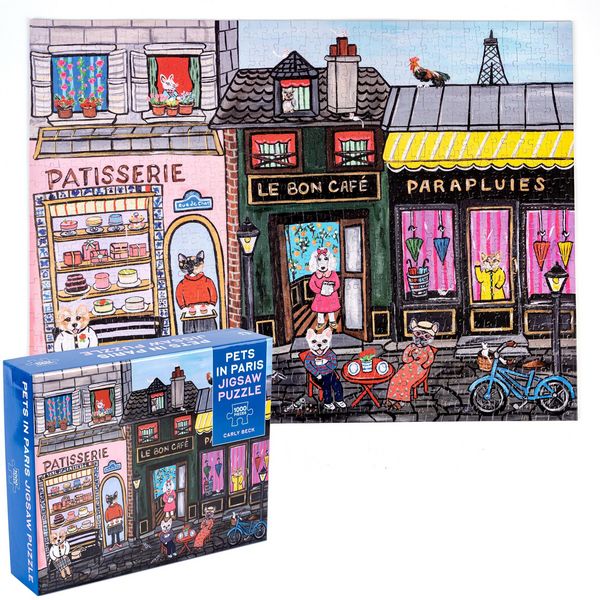 Produktbild: Pets in Paris 1,000-Piece Jigsaw Puzzle
