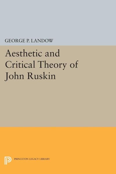 Produktbild: Aesthetic and Critical Theory of John Ruskin