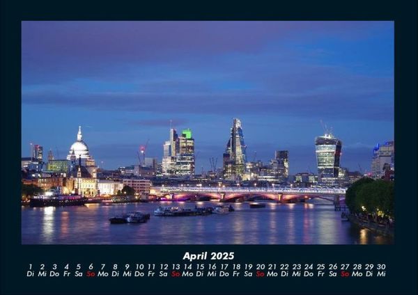 Produktbild: London 2025 Fotokalender DIN A4