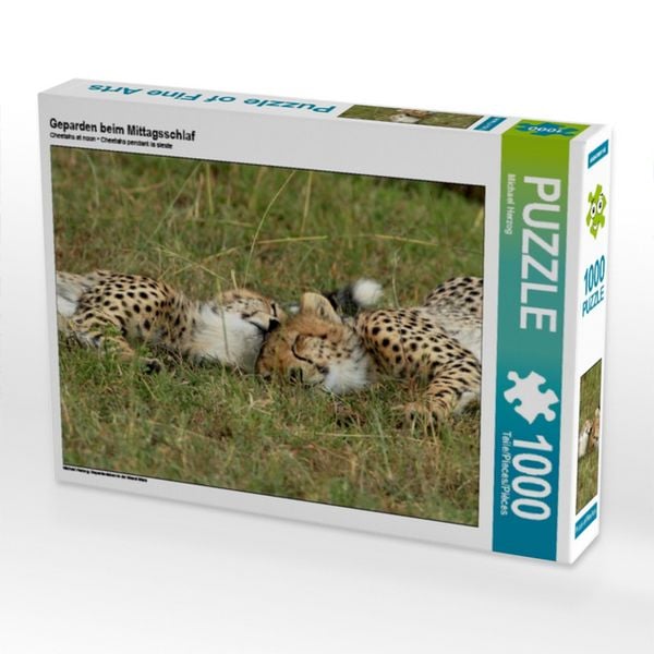 Produktbild: Geparden beim Mittagsschlaf (Puzzle)