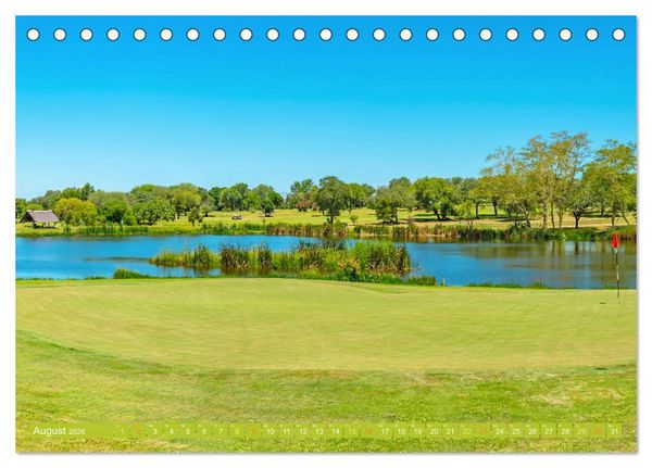 Produktbild: Einladung zum Golf (Tischkalender 2026 DIN A5 quer), CALVENDO Monatskalender