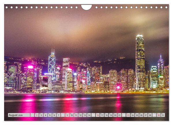 Produktbild: Hongkong Impressionen (Wandkalender 2026 DIN A4 quer), CALVENDO Monatskalender