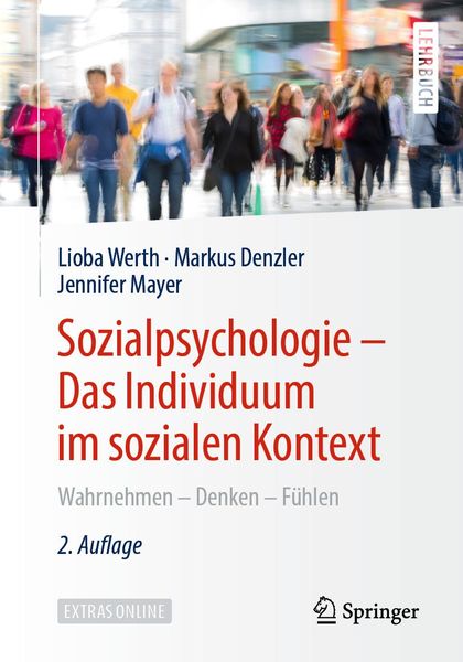 Produktbild: Sozialpsychologie - Das Individuum im sozialen Kontext