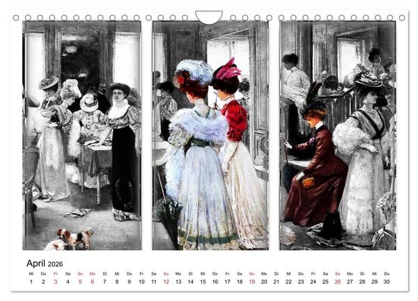 Produktbild: Vintage-Poster aus Theater, Film und Werbung (Wandkalender 2026 DIN A4 quer), CALVENDO Monatskalender