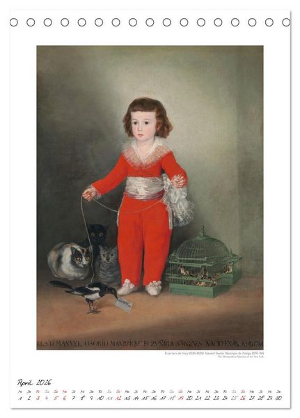 Produktbild: Beste Freunde Hund - Katze - Vogel - Mensch Kunstkalender (Tischkalender 2026 DIN A5 hoch), CALVENDO Monatskalender