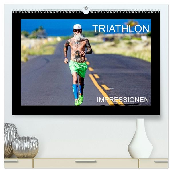 Produktbild: TRIATHLON Impressionen (hochwertiger Premium Wandkalender 2026 DIN A2 quer), Kunstdruck in Hochglanz
