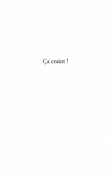 Produktbild: Ca craint !