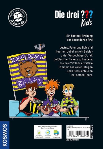 Produktbild: Die drei ??? Kids, 99, Football-Falle