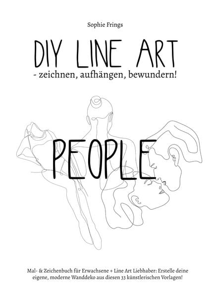 Produktbild: DIY Line Art "People" - zeichnen, aufh&auml;ngen, bewundern!