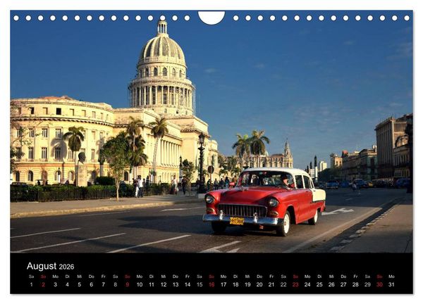 Produktbild: Cuba Cars (Wandkalender 2026 DIN A4 quer), CALVENDO Monatskalender