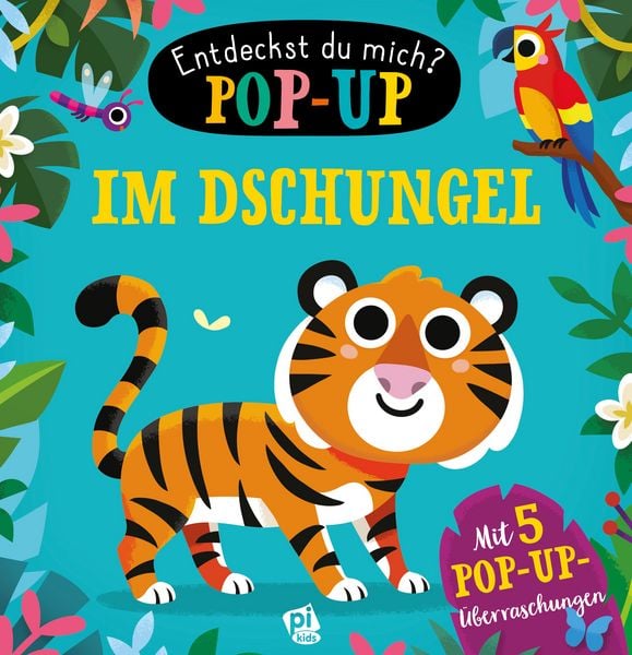 Produktbild: Im Dschungel - Entdeckst du mich? Pop-up-Buch - Pappbilderbuch mit bunten Pop-ups und lustigen Reimen