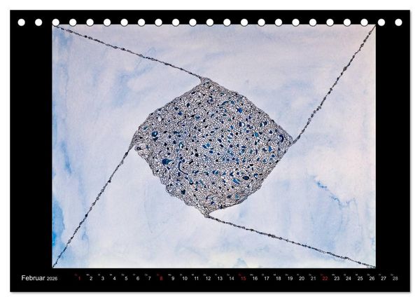 Produktbild: Feinste Aquarelle (Tischkalender 2026 DIN A5 quer), CALVENDO Monatskalender