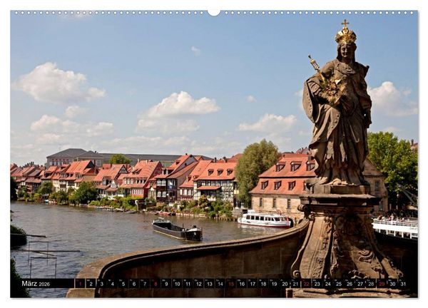 Produktbild: Die Altstadt von Bamberg (hochwertiger Premium Wandkalender 2026 DIN A2 quer), Kunstdruck in Hochglanz