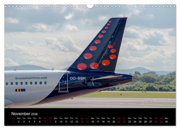 Produktbild: Airline Tails (Wall Calendar 2026 DIN A3 landscape), CALVENDO 12 Month Wall Calendar