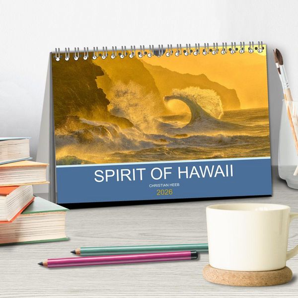 Produktbild: SPIRIT OF HAWAII (Tischkalender 2026 DIN A5 quer), CALVENDO Monatskalender