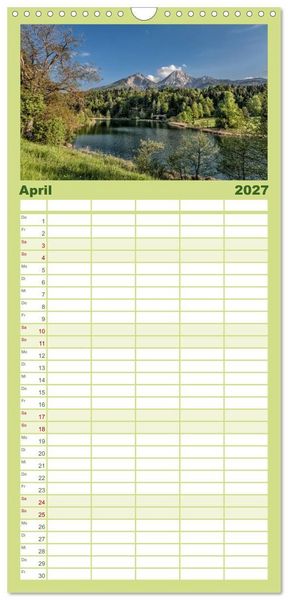 Produktbild: Familienplaner 2027 - Im S&uuml;den von &Ouml;sterreich mit 5 Spalten (Wandkalender, 21 x 45 cm) CALVENDO