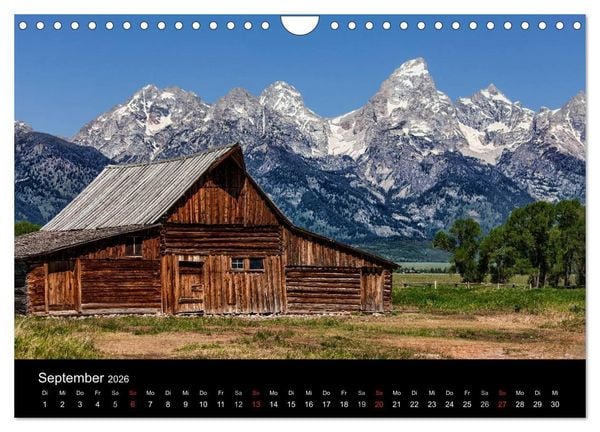 Produktbild: USA Landschaftskalender (Wandkalender 2026 DIN A4 quer), CALVENDO Monatskalender