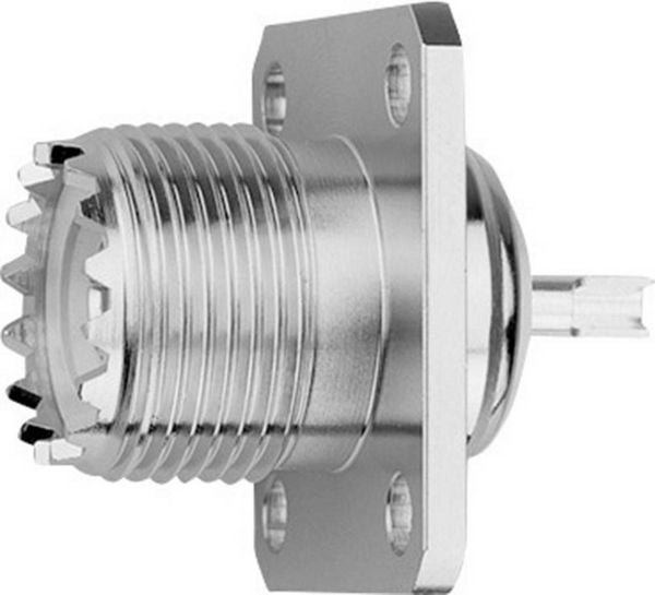 Produktbild: Teleg&auml;rtner 100024344 100024344 UHF-Steckverbinder Buchse, Einbau 50Ω 1St.
