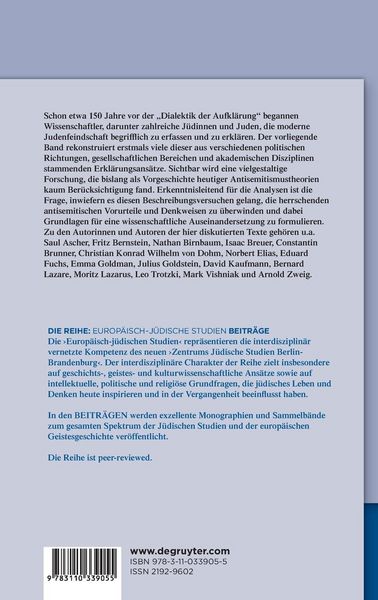 Produktbild: Beschreibungsversuche der Judenfeindschaft