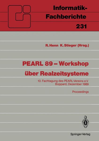 Produktbild: PEARL 89 - Workshop &uuml;ber Realzeitsysteme