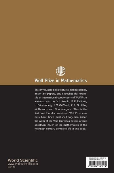 Produktbild: Wolf Prize in Mathematics-V3