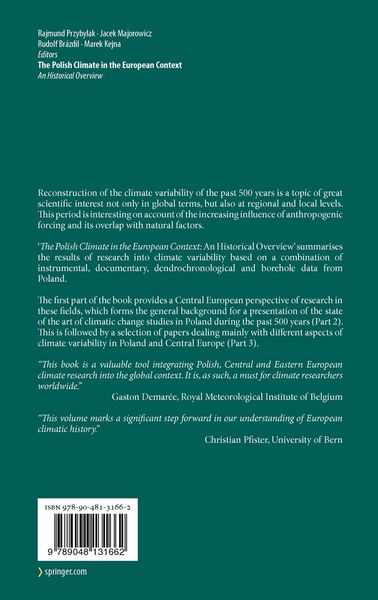 Produktbild: The Polish Climate in the European Context: An Historical Overview
