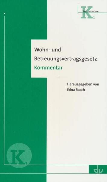 Produktbild: Wohn- und Betreuungsvertragsgesetz (WBVG)