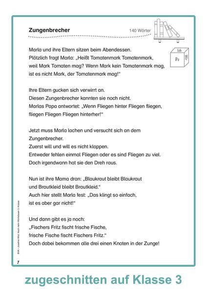 Produktbild: Noch mehr W&uuml;rfellesen 3. Klasse