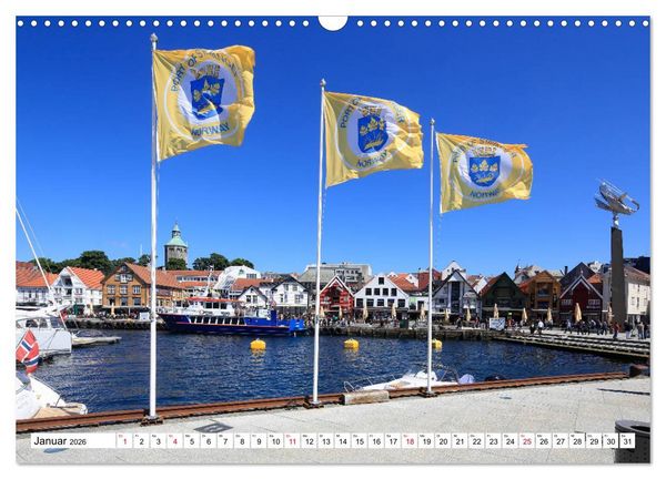 Produktbild: Sommer in Stavanger vom Frankfurter Taxifahrer Petrus Bodenstaff (Wandkalender 2026 DIN A3 quer), CALVENDO Monatskalender