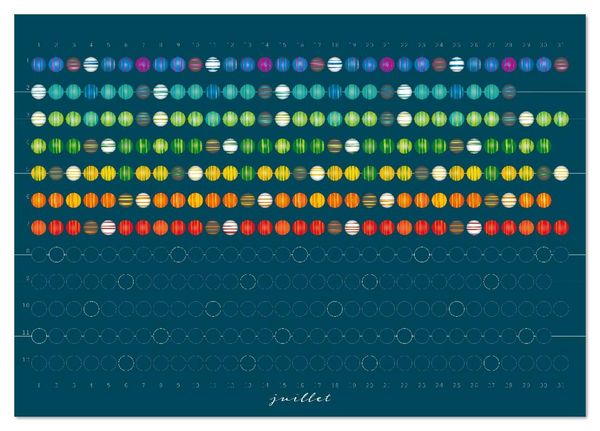 Produktbild: Une perle pour chaque jour (Calendrier de bureau 2026 DIN A5 vertical), CALVENDO calendrier mensuel