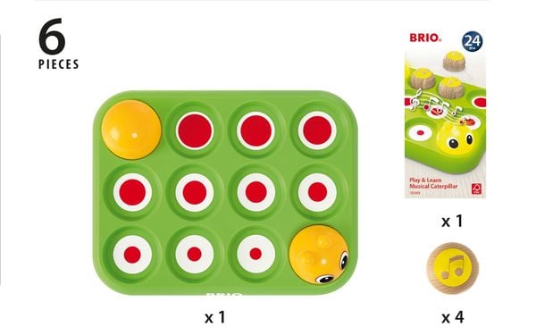 Produktbild: BRIO Infant/ Toddler - Musikspiel Raupe