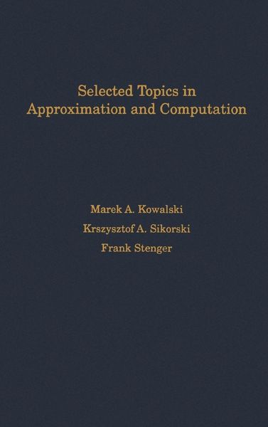Produktbild: Selected Topics in Approximation and Computation