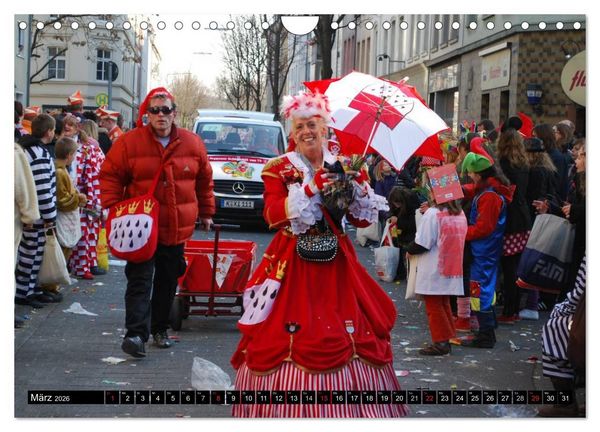 Produktbild: K&ouml;lner Karneval - das ganze Jahr! (Wandkalender 2026 DIN A4 quer), CALVENDO Monatskalender