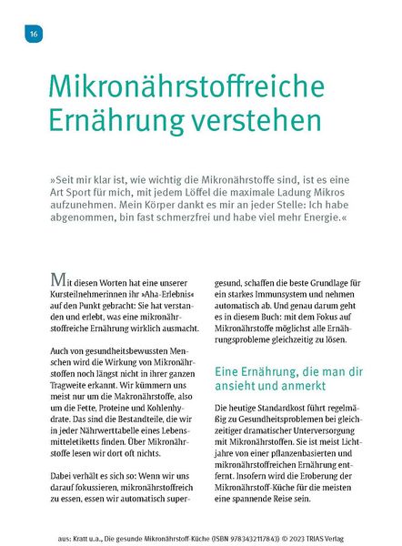 Produktbild: Die gesunde Mikron&auml;hrstoff-K&uuml;che