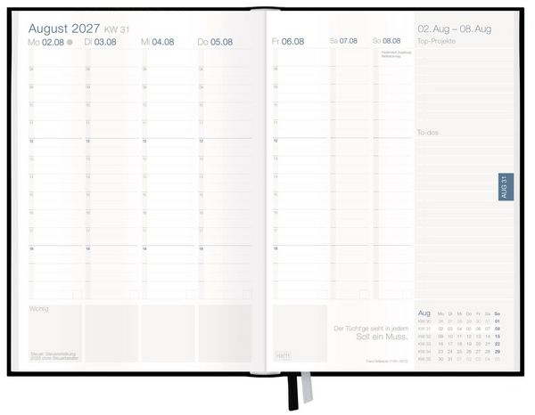Produktbild: Business-Timer Deluxe 26/27 17 Monate KL [Nachtblau]