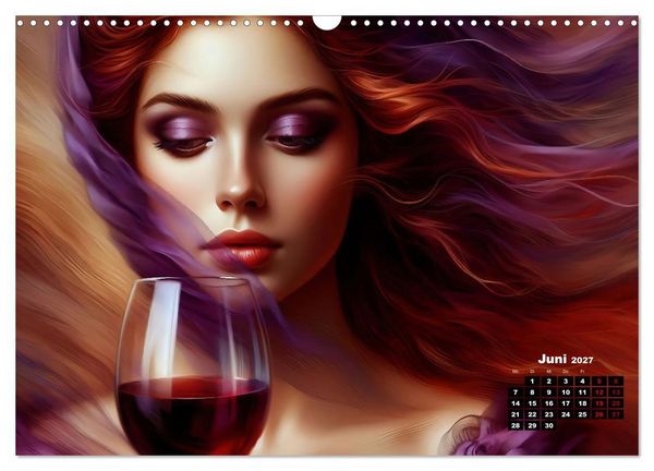 Produktbild: Eleganz, Farbe und Anmut (Wandkalender 2027 DIN A3 quer), CALVENDO Monatskalender