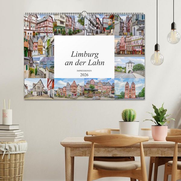 Produktbild: Limburg an der Lahn Impressionen (Wandkalender 2026 DIN A2 quer), CALVENDO Monatskalender