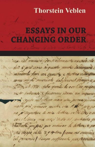 Produktbild: Essays in Our Changing Order