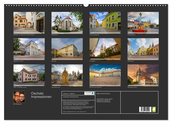 Produktbild: Oschatz Impressionen (Wandkalender 2026 DIN A2 quer), CALVENDO Monatskalender