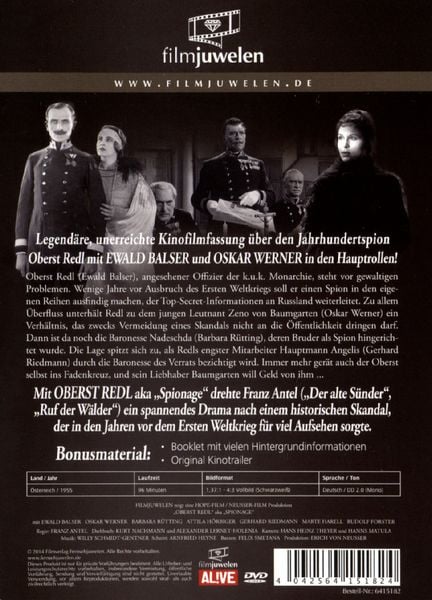 Produktbild: Oberst Redl - Spionage