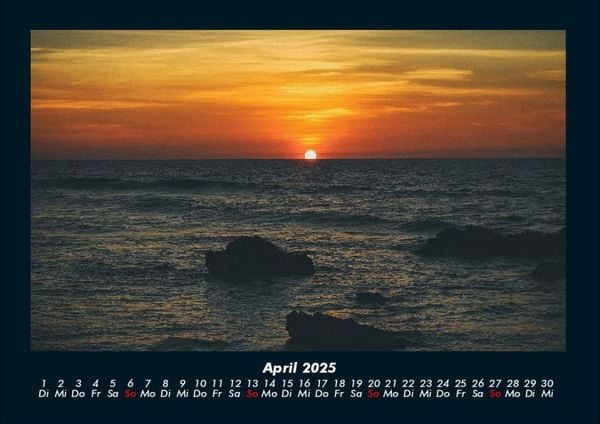 Produktbild: Sonnenunterg&auml;nge 2025 Fotokalender DIN A4